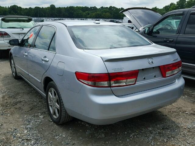 1HGCM66544A063868 - 2004 HONDA ACCORD EX SILVER photo 3