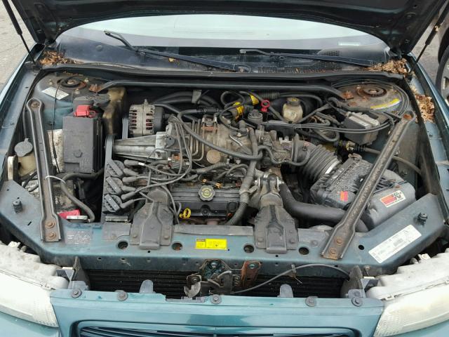 2G4WF5519Y1296493 - 2000 BUICK REGAL GS GREEN photo 7