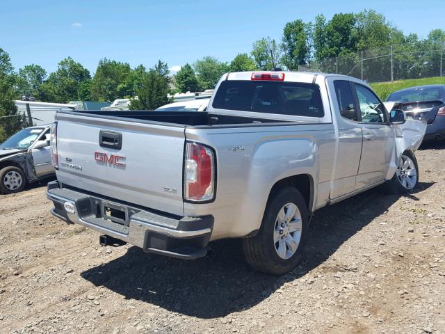 1GTH6BEA6F1145397 - 2015 GMC CANYON SLE SILVER photo 4