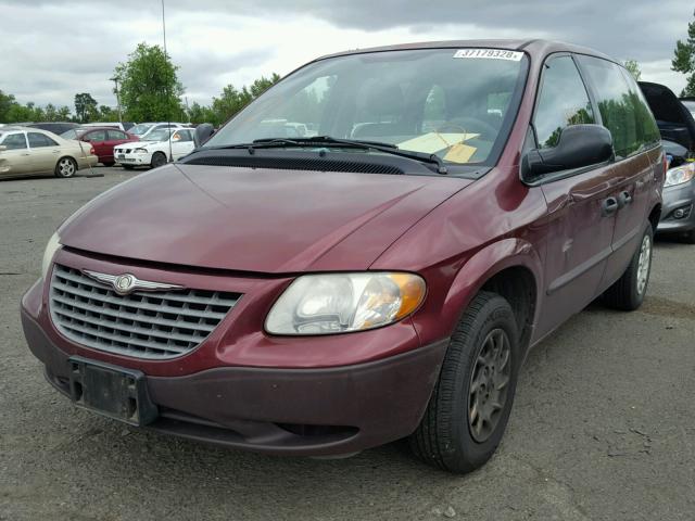 1C8GJ15B42B598434 - 2002 CHRYSLER VOYAGER EC RED photo 2