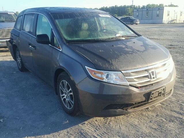 5FNRL5H65BB032144 - 2011 HONDA ODYSSEY EX BROWN photo 1