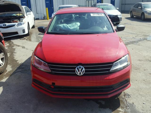 3VW2K7AJ6FM347127 - 2015 VOLKSWAGEN JETTA BASE 红色 照片 10