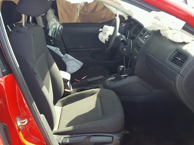 3VW2K7AJ6FM347127 - 2015 VOLKSWAGEN JETTA BASE 红色 照片 5
