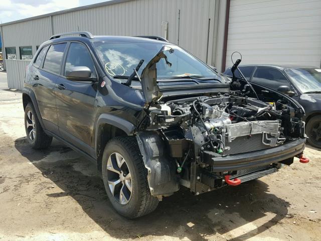 1C4PJMBB3JD520429 - 2018 JEEP CHEROKEE T BLACK photo 1