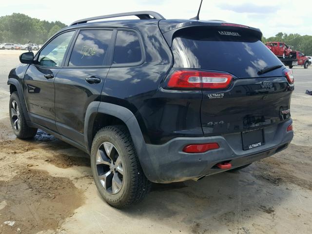 1C4PJMBB3JD520429 - 2018 JEEP CHEROKEE T BLACK photo 3