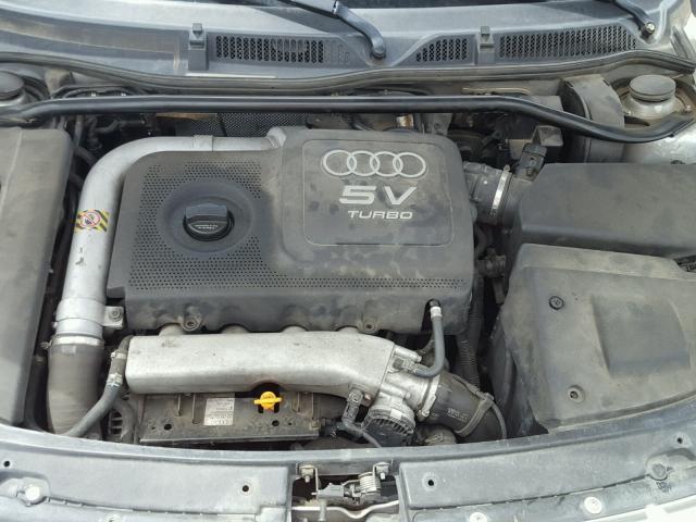 TRUWT28N821009819 - 2002 AUDI TT QUATTRO SILVER photo 7