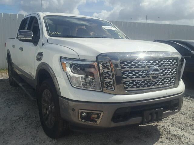 1N6AA1E51HN562030 - 2017 NISSAN TITAN SV WHITE photo 1