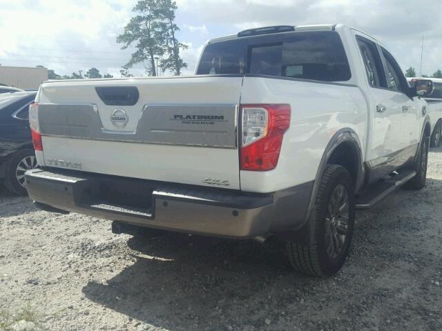 1N6AA1E51HN562030 - 2017 NISSAN TITAN SV WHITE photo 4