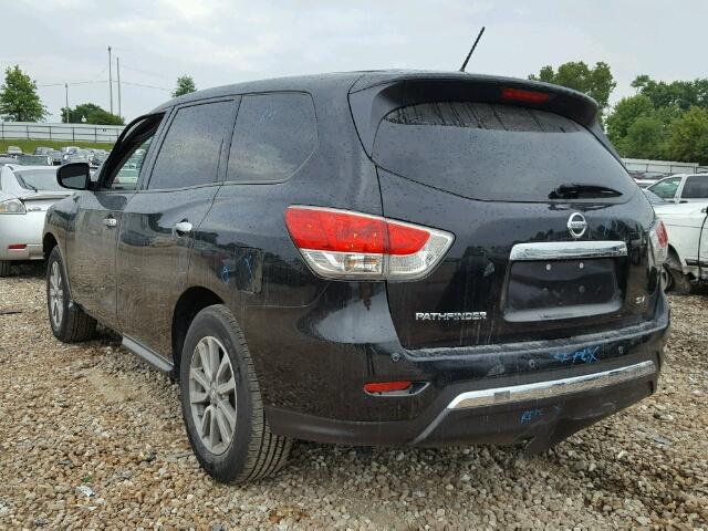 5N1AR2MN9FC660052 - 2015 NISSAN PATHFINDER BLACK photo 3