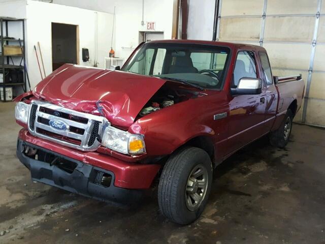 1FTYR14U77PA49337 - 2007 FORD RANGER RED photo 2