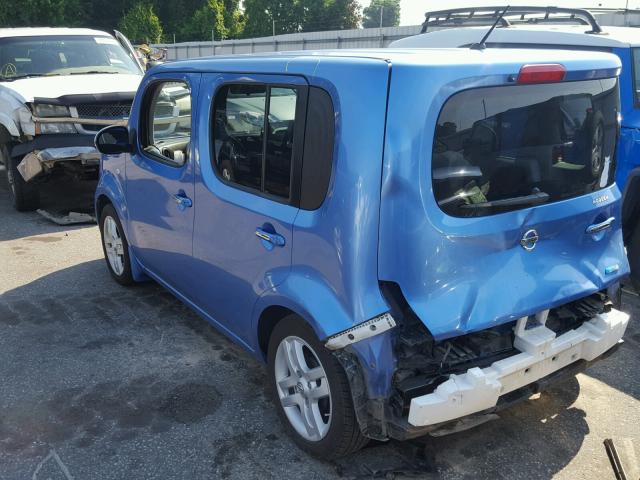 JN8AZ2KR6DT301074 - 2013 NISSAN CUBE S BLUE photo 3