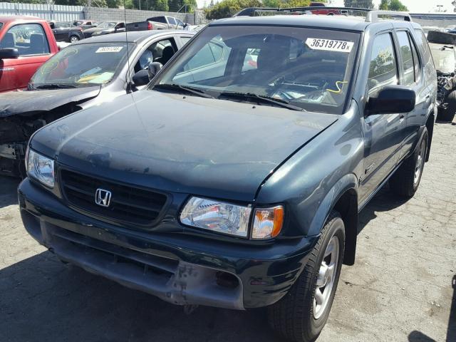 4S6CK58W824400576 - 2002 HONDA PASSPORT E 绿色 照片 2