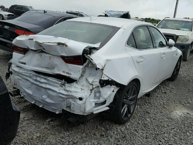 JTHBF1D20F5069547 - 2015 LEXUS IS 250 WHITE photo 4