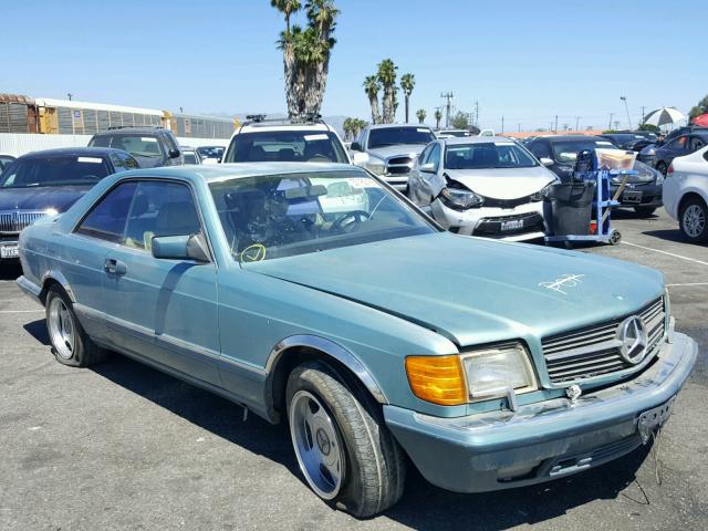 WDBCA45E2MA572725 - 1991 MERCEDES-BENZ 560 SEC BLUE photo 1