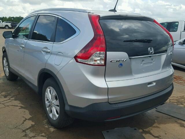 2HKRM4H73EH623692 - 2014 HONDA CR-V EXL SILVER photo 3