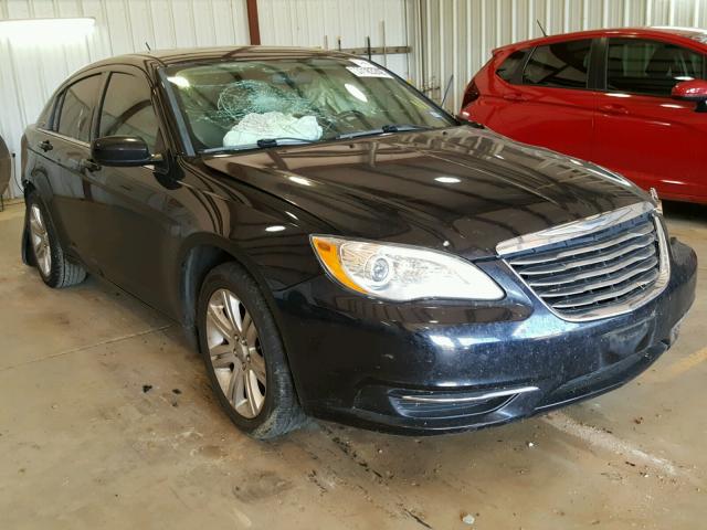 1C3CCBBB0CN300504 - 2012 CHRYSLER 200 TOURIN BLACK photo 1