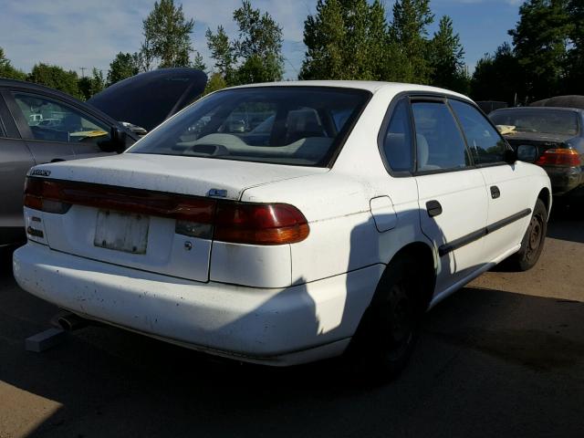 4S3BD4356V7215828 - 1997 SUBARU LEGACY L WHITE photo 4