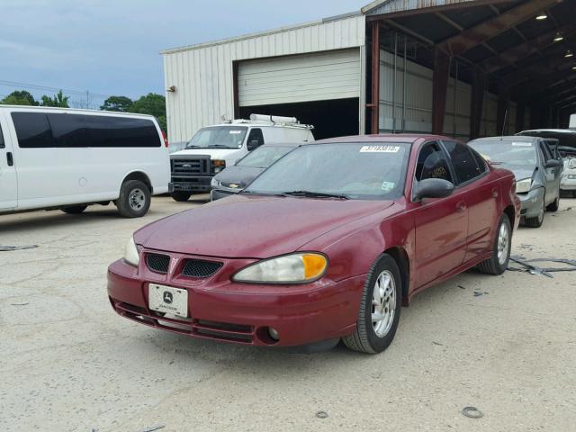 1G2NE52F04M578186 - 2004 PONTIAC GRAND AM S მუქწითელი ფოტო 2