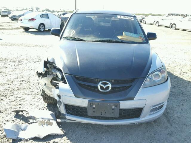 JM1BK34M681112177 - 2008 MAZDA SPEED 3 TWO TONE photo 9