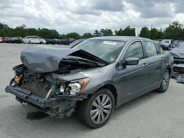 JHMCP26329C011324 - 2009 HONDA ACCORD GRAY photo 2