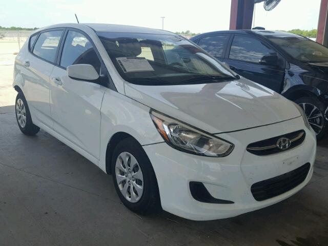 KMHCT5AE5FU213521 - 2015 HYUNDAI ACCENT GS WHITE photo 1