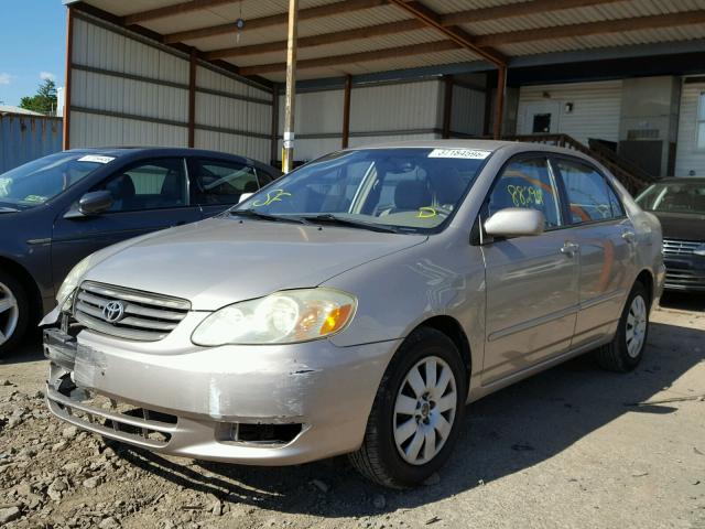 1NXBR32E73Z062402 - 2003 TOYOTA COROLLA LE 银色 照片 2