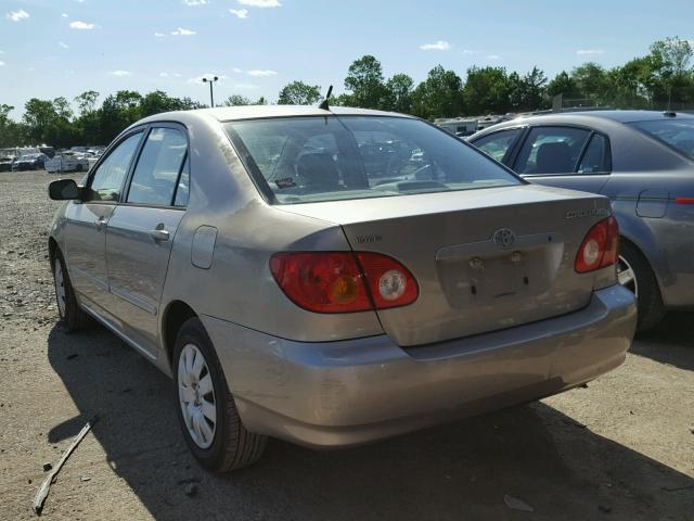 1NXBR32E73Z062402 - 2003 TOYOTA COROLLA LE 银色 照片 3