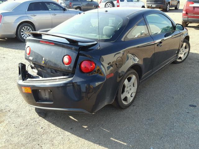 1G1AM18B377262643 - 2007 CHEVROLET COBALT SS BLACK photo 4