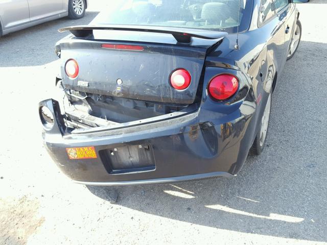 1G1AM18B377262643 - 2007 CHEVROLET COBALT SS BLACK photo 9