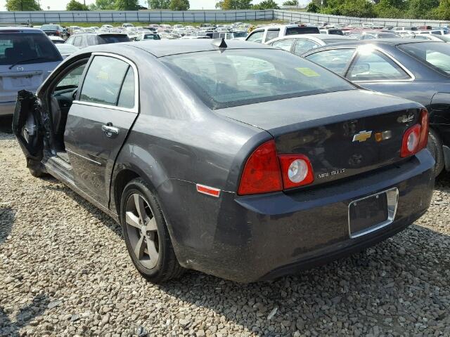 1G1ZC5E01CF308499 - 2012 CHEVROLET MALIBU 1LT CHARCOAL photo 3