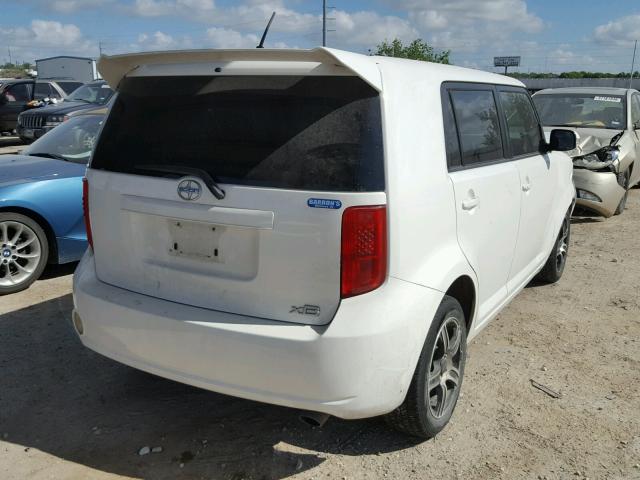 JTLKE50E191076261 - 2009 TOYOTA SCION XB Blanco foto 4