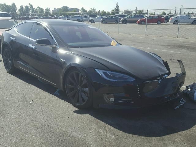 5YJSA1E25HF210953 - 2017 TESLA MODEL S BLACK photo 1