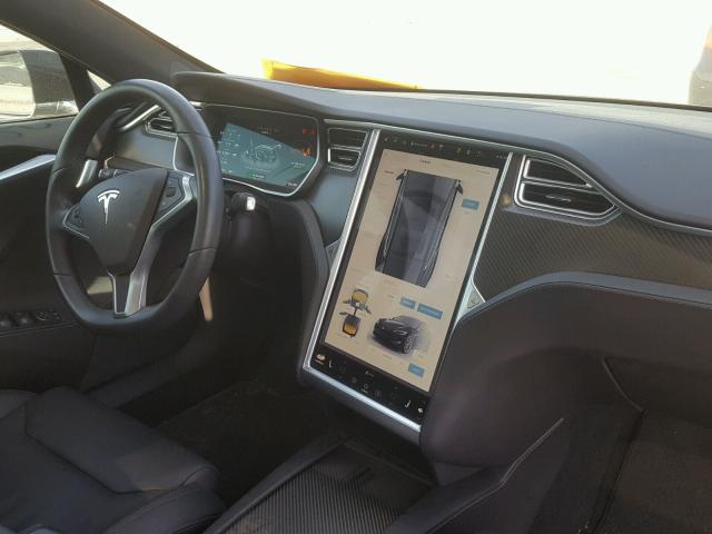 5YJSA1E25HF210953 - 2017 TESLA MODEL S BLACK photo 9