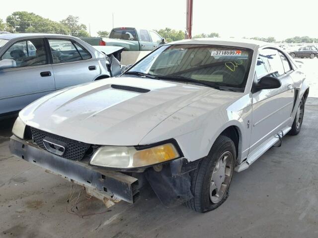 1FAFP40491F101106 - 2001 FORD MUSTANG WHITE photo 2