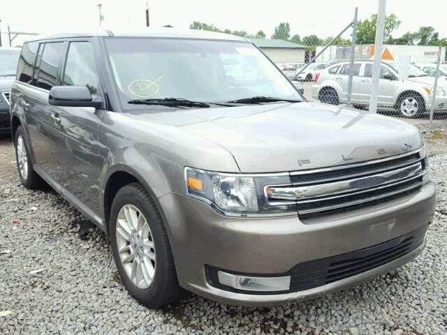 2FMHK6C80DBD25135 - 2013 FORD FLEX SEL GRAY photo 1