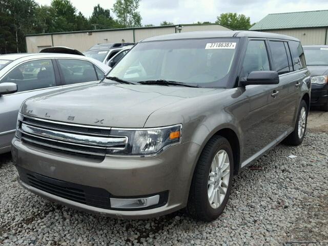2FMHK6C80DBD25135 - 2013 FORD FLEX SEL ნაცრისფერი ფოტო 2