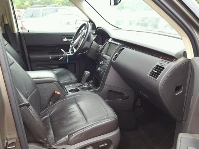 2FMHK6C80DBD25135 - 2013 FORD FLEX SEL ნაცრისფერი ფოტო 5