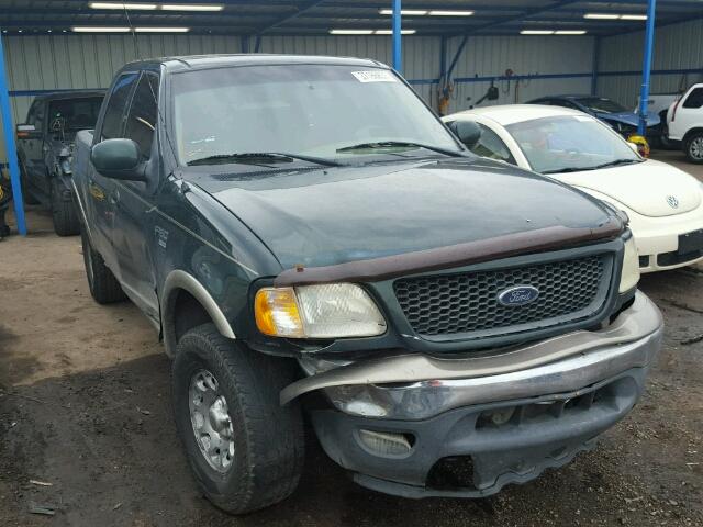 1FTRW08L11KC01934 - 2001 FORD F150 SUPER GREEN photo 1