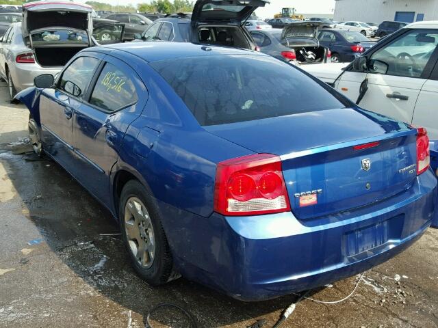 2B3CA3CV4AH194551 - 2010 DODGE CHARGER SX BLUE photo 3