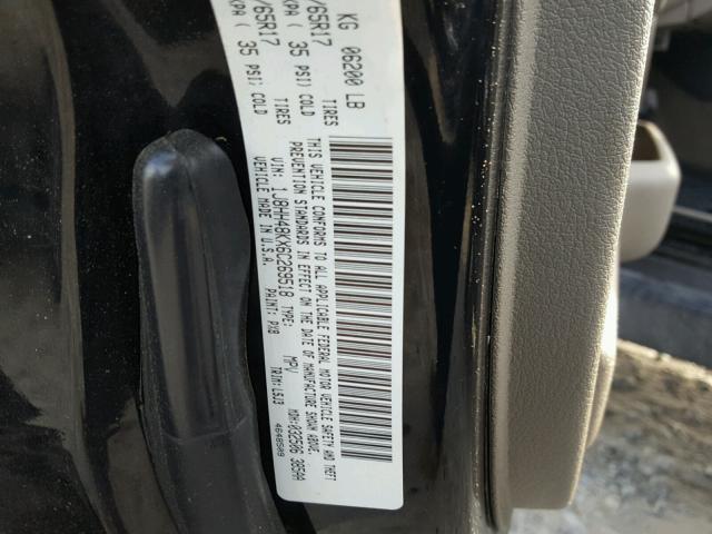 1J8HH48KX6C269518 - 2006 JEEP COMMANDER 黑色 照片 10