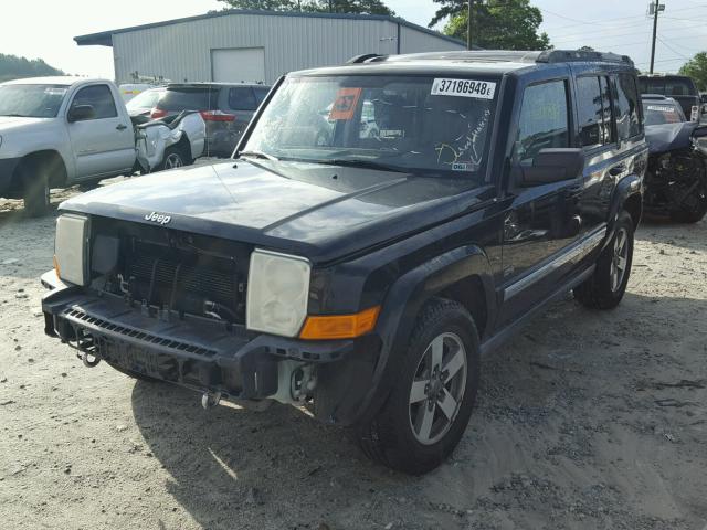 1J8HH48KX6C269518 - 2006 JEEP COMMANDER 黑色 照片 2