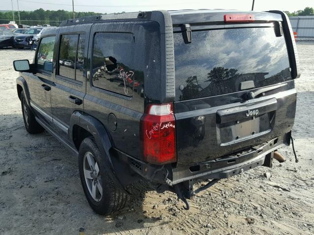 1J8HH48KX6C269518 - 2006 JEEP COMMANDER 黑色 照片 3