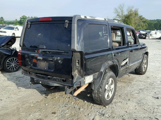 1J8HH48KX6C269518 - 2006 JEEP COMMANDER 黑色 照片 4