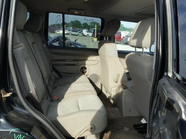 1J8HH48KX6C269518 - 2006 JEEP COMMANDER 黑色 照片 6
