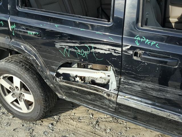 1J8HH48KX6C269518 - 2006 JEEP COMMANDER 黑色 照片 9