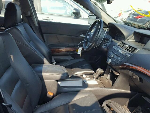 5J6TF1H52BL001907 - 2011 HONDA ACCORD CRO BLACK photo 5