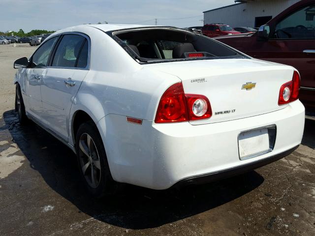 1G1ZC5E05CF383030 - 2012 CHEVROLET MALIBU 1LT WHITE photo 3
