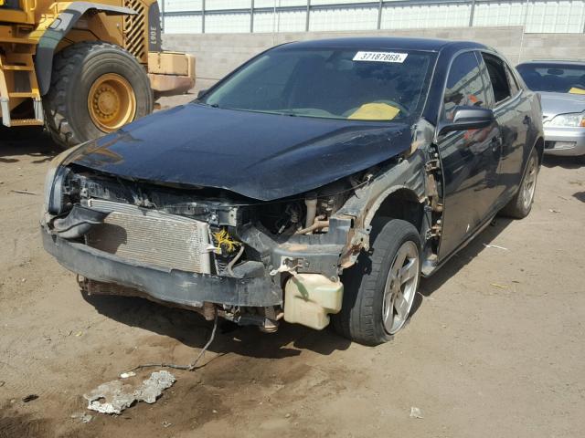 1G11B5SA1DF135369 - 2013 CHEVROLET MALIBU BLACK photo 2