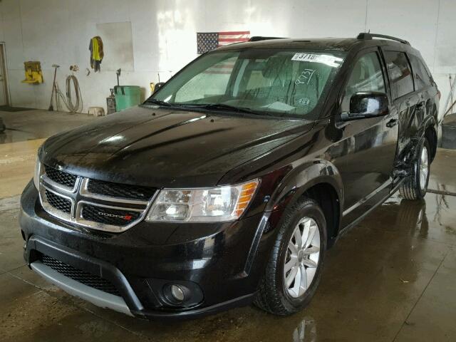 3C4PDCBG9FT668731 - 2015 DODGE JOURNEY SX BLACK photo 2