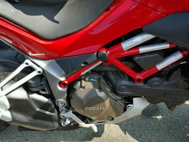 ZDM12BWW9GB009563 - 2016 DUCATI MULTISTRAD RED photo 7